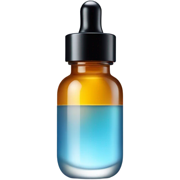 beautiful bottle of face serum emoji