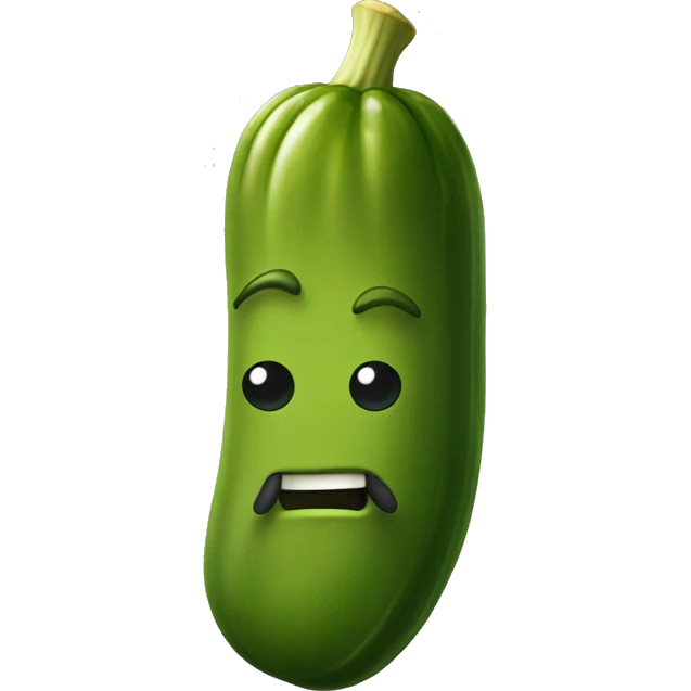 pickle with a beard  emoji