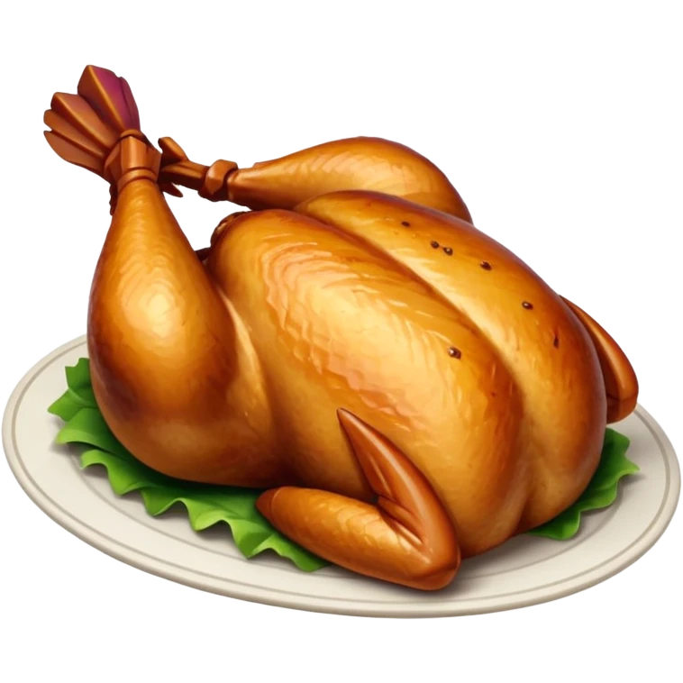 Rotisserie chicken emoji
