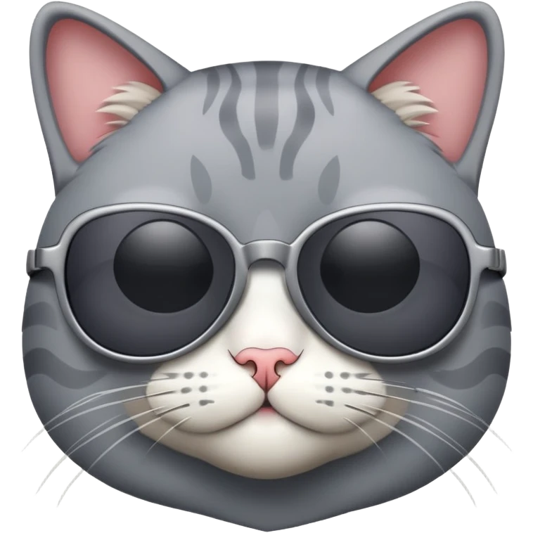 Cat wearing sunglasses emoji