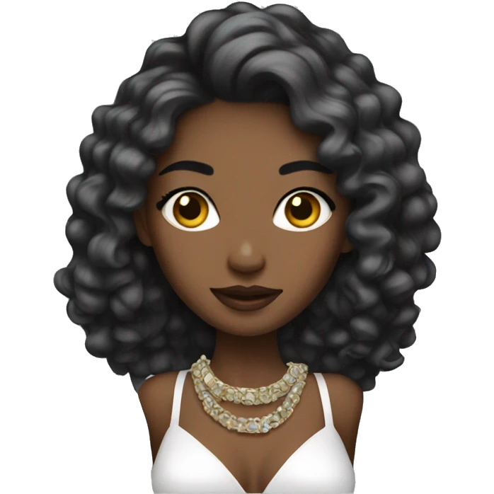 High fashion girl emoji