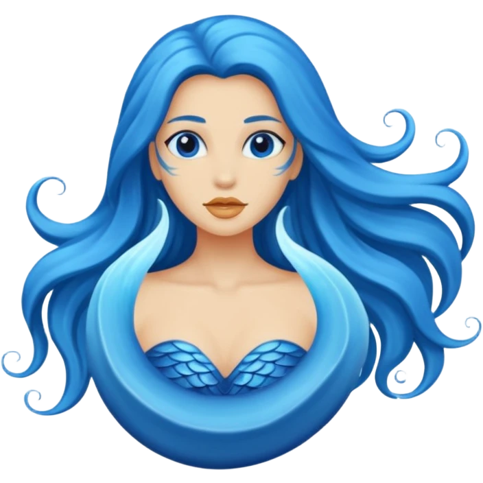 blue siren emoji