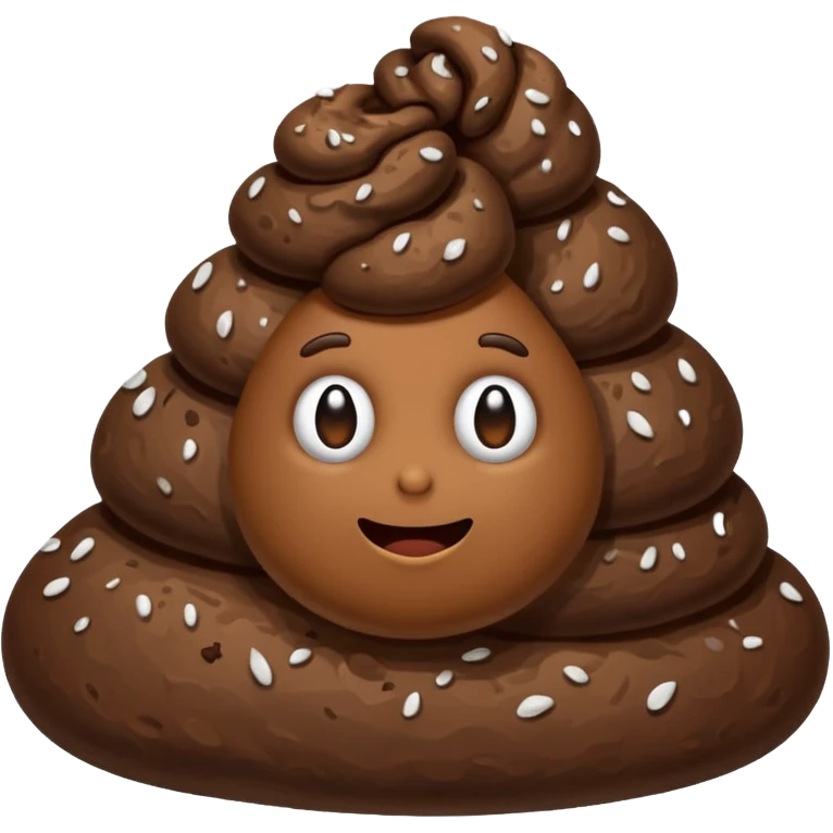 Poop shows a like emoji