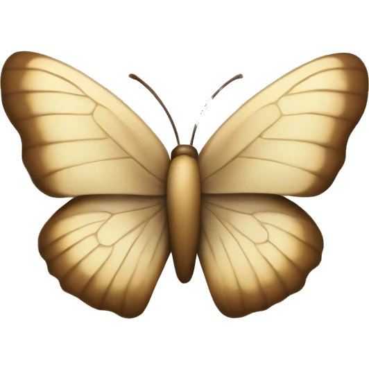 Nœud papillon beige emoji
