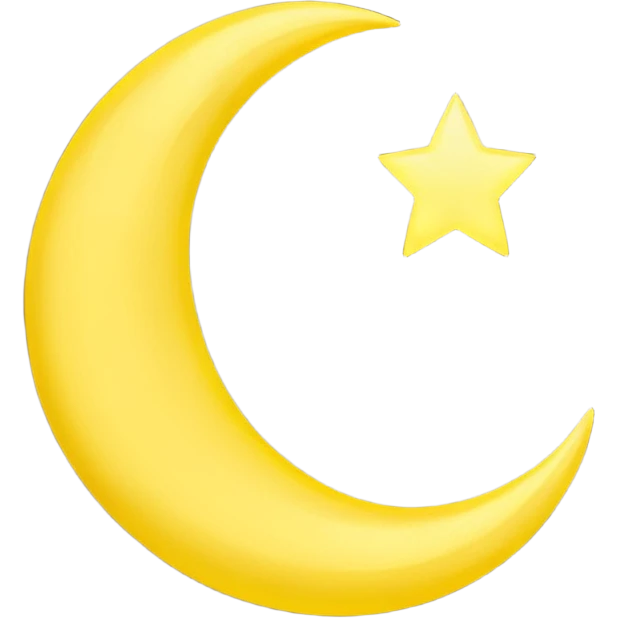 Crescent moon emoji
