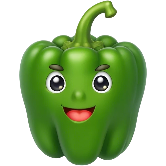 Green Bell pepper emoji