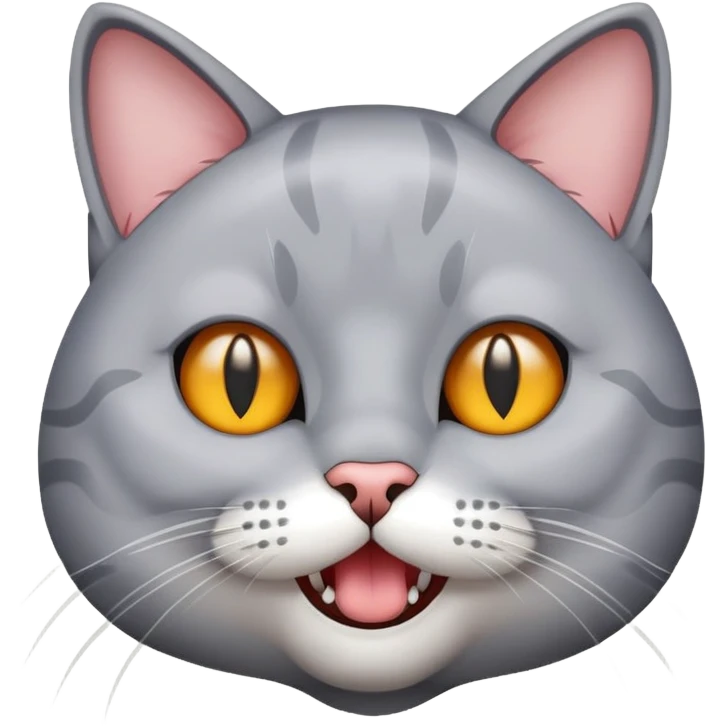 Mewing cat emoji