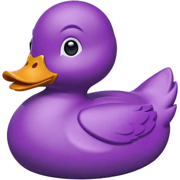 Purple duck emoji