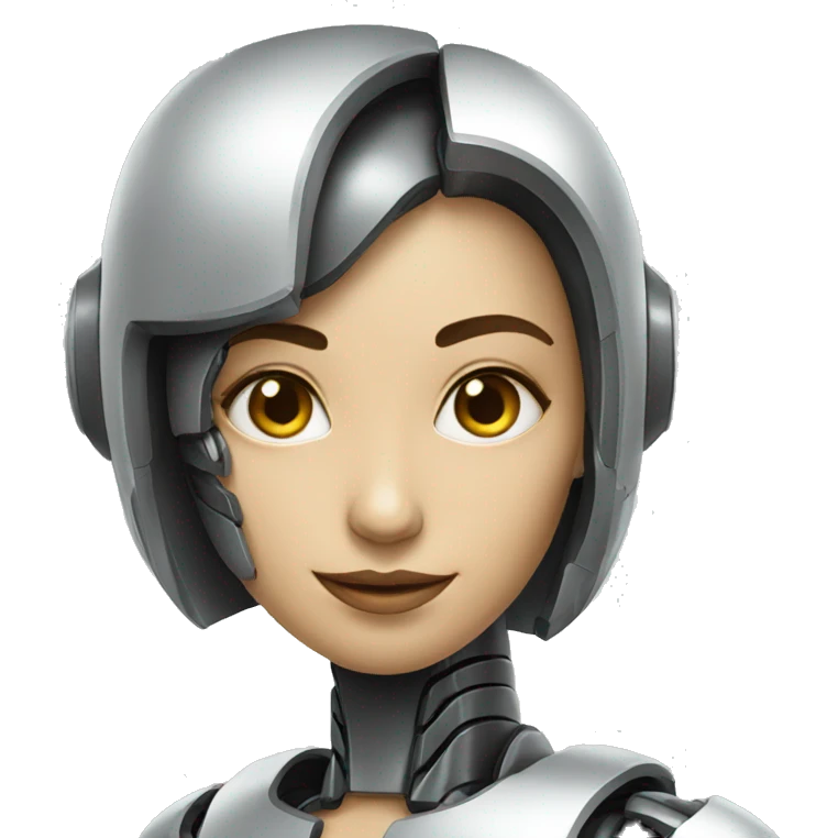 Robot woman posing emoji