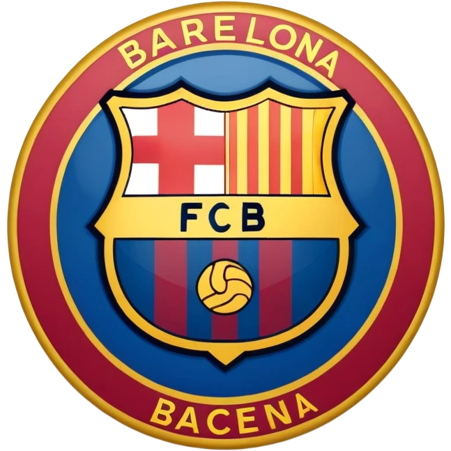 Fc Barcelona logo emoji