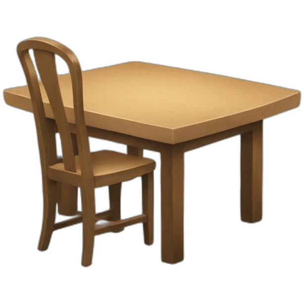 chat sur table emoji