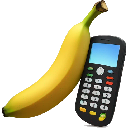 Banana phone emoji