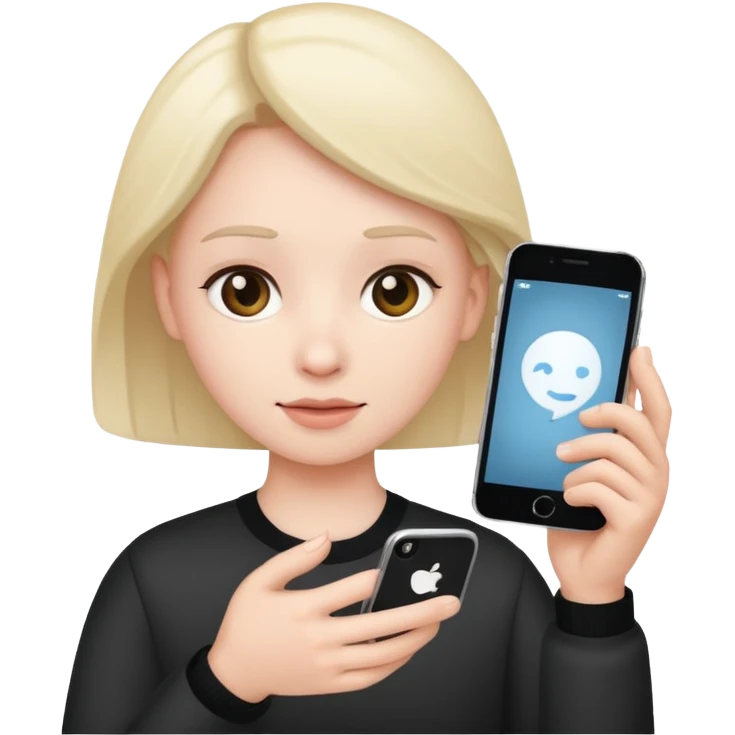 scrolling addiction phone emoji