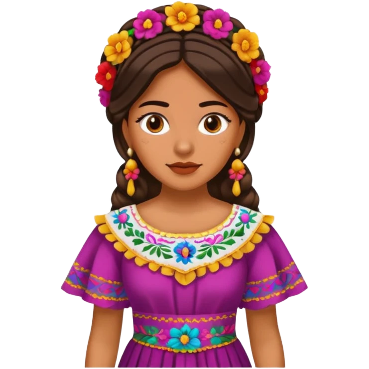 1900's mexican female emoji