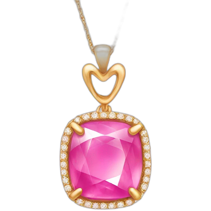 Pink jewelry emoji