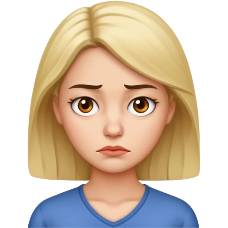 Mulher desconfiada emoji