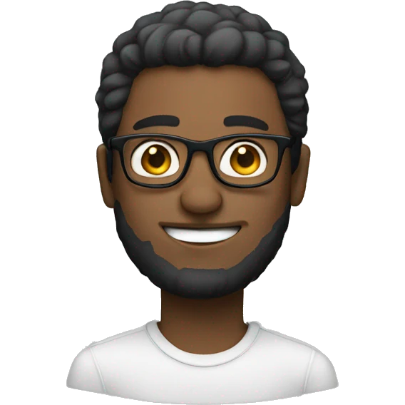 guy with glasses emoji
