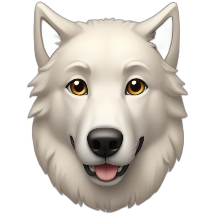 Loup chien emoji