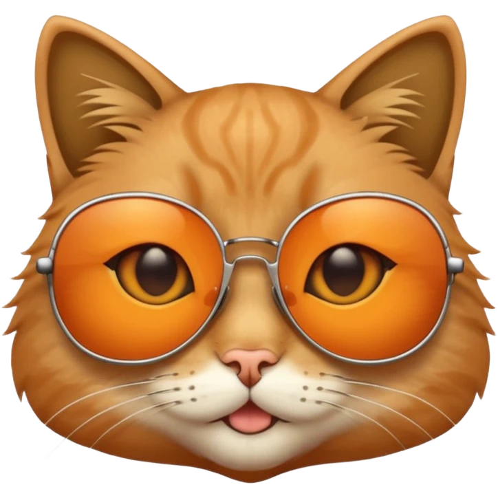 Cat wearing sunglasses emoji