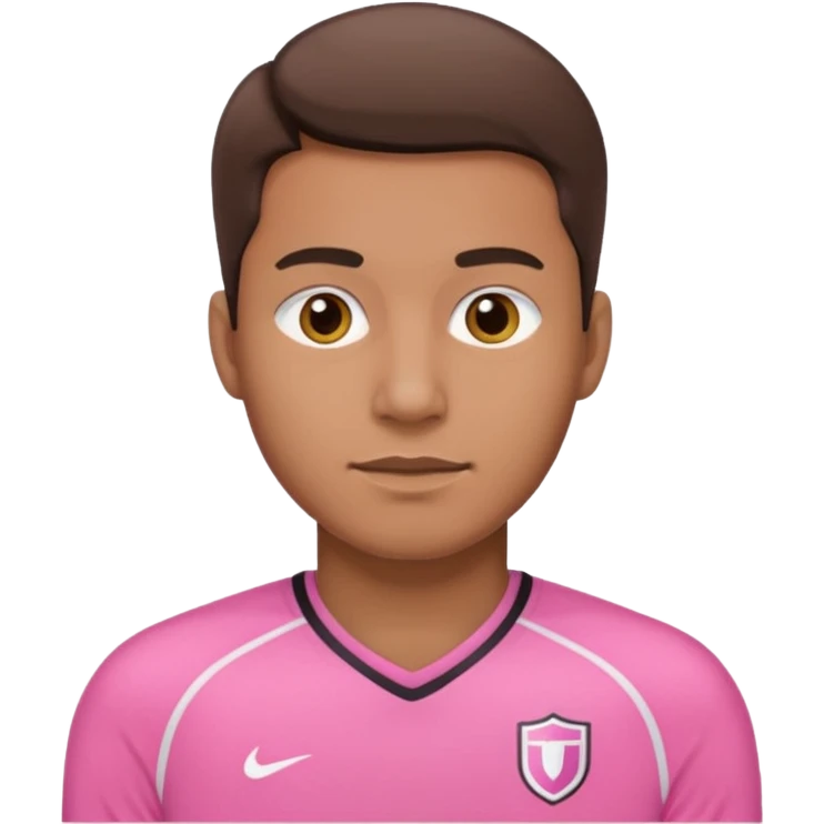 man with pink jersey emoji