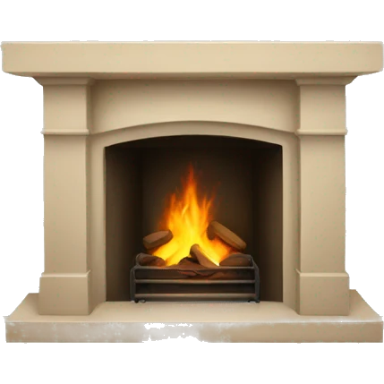 beige fireplace emoji