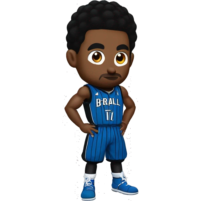 Cell from dragon ball z in an Orlando magic jersey emoji