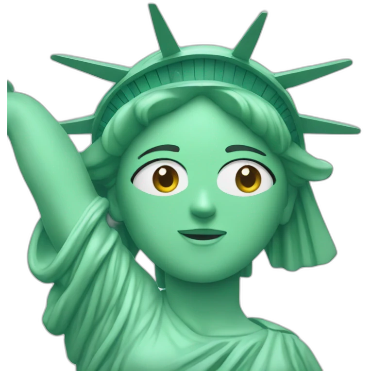 Statue of Liberty sat down emoji