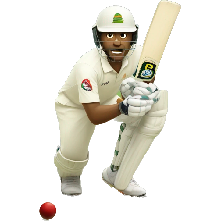 Playing the cricket  emoji