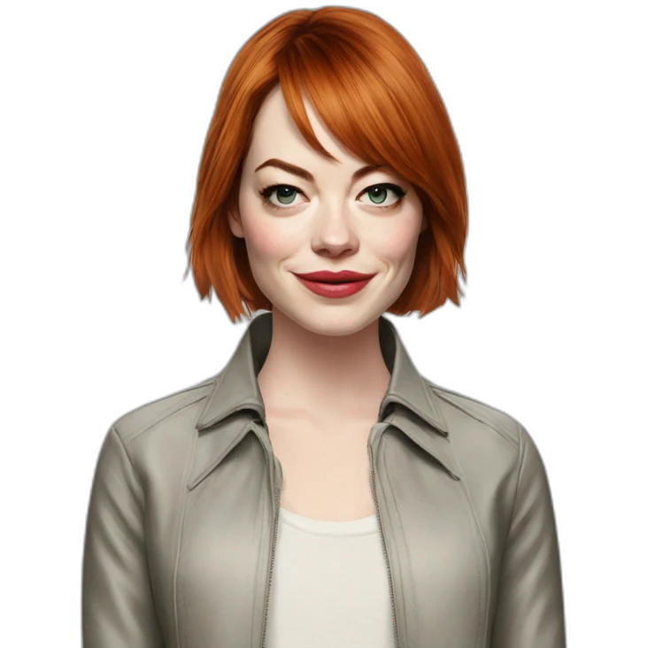 Emma-stone-rockstar emoji
