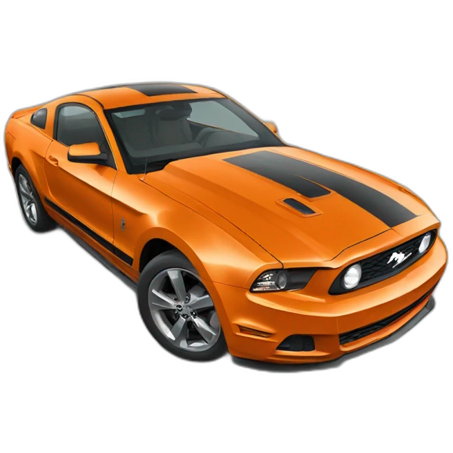 Ford-Mustang-Orange emoji