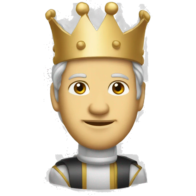 White King Chess emoji