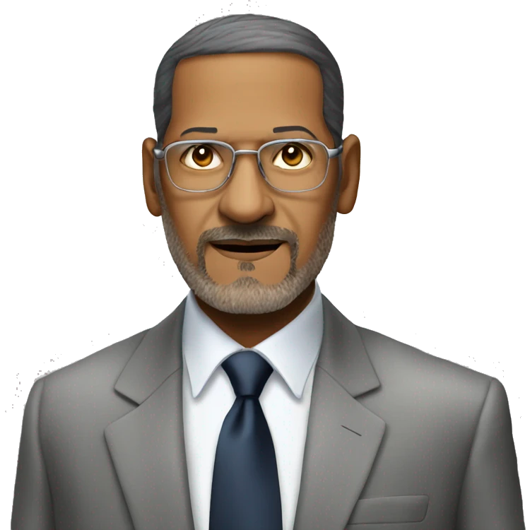 Nana patekar in suit, lights on face emoji