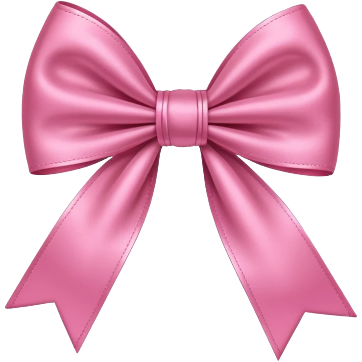 Розовый бантик  emoji
