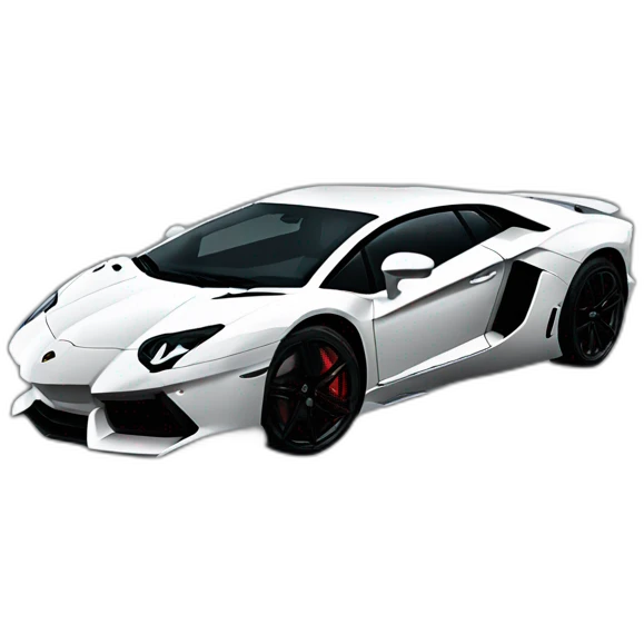 Lamborghini aventador emoji