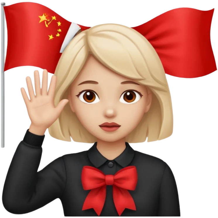 👧🏼🙈🎀🚩 emoji