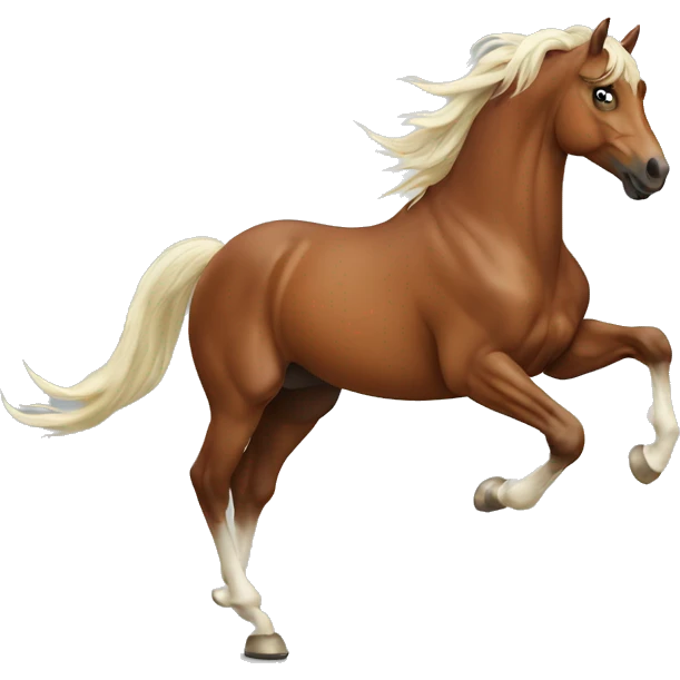Prancing horse  emoji