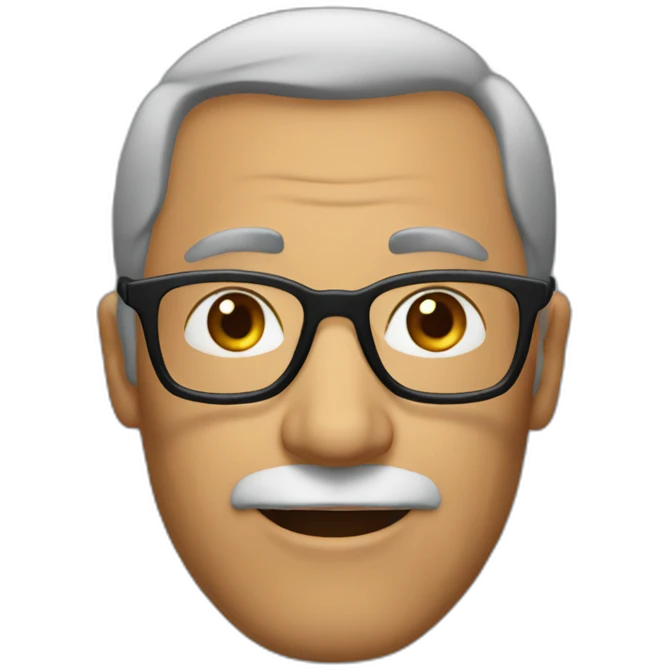 50-year-old-man-with-glasses-with-little-beard emoji