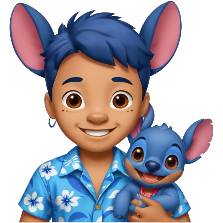 Stitch y lilo emoji