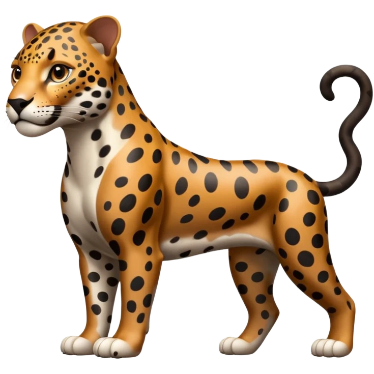 Jaguar grown four legs emoji