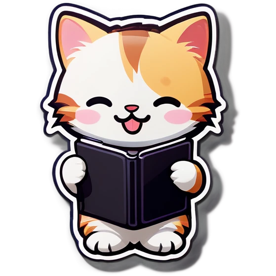 Create a sticker with the text ‘Waiting for a reply…’ featuring a cute character (like a kitten or an emoji) eagerly looking at a phone.” emoji