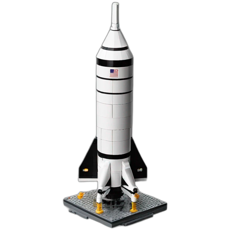 lego saturn v emoji