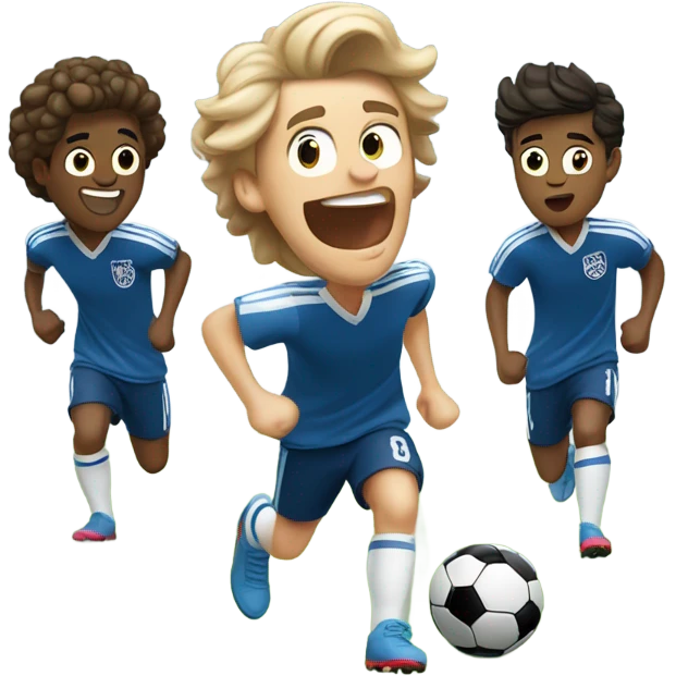One direction soccer emoji