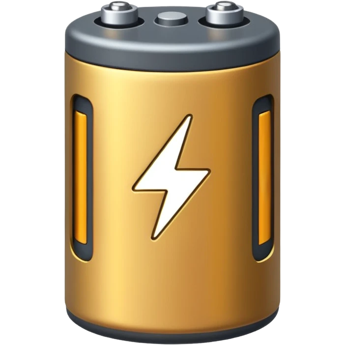 realistic big battery emoji