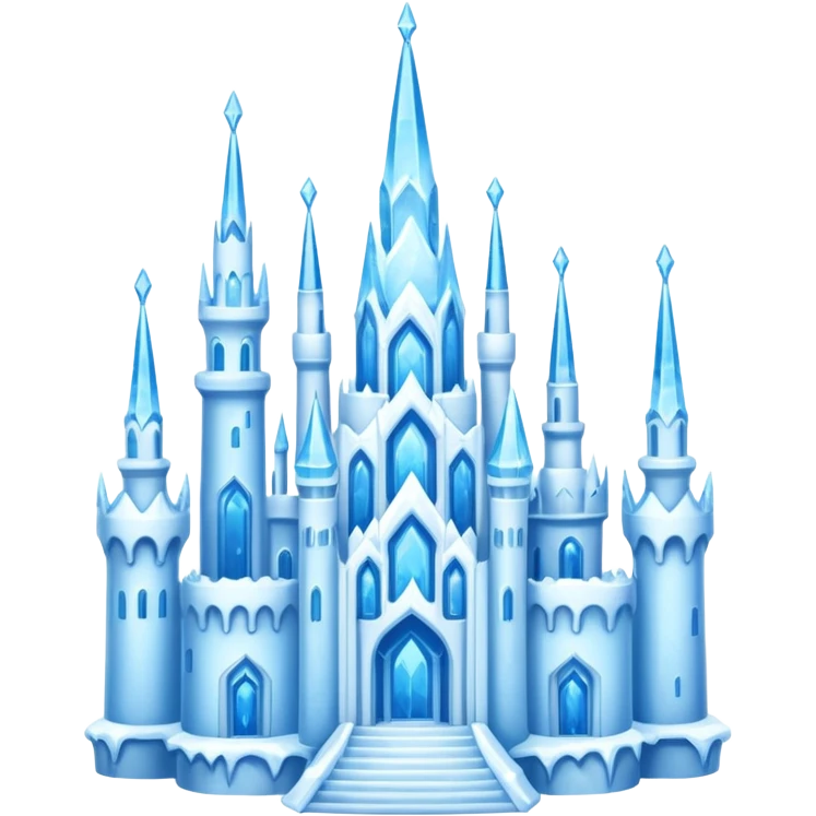 Ice Kingdom palace emoji