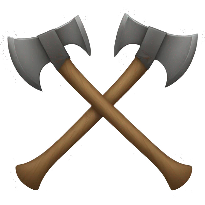 double axe cross emoji