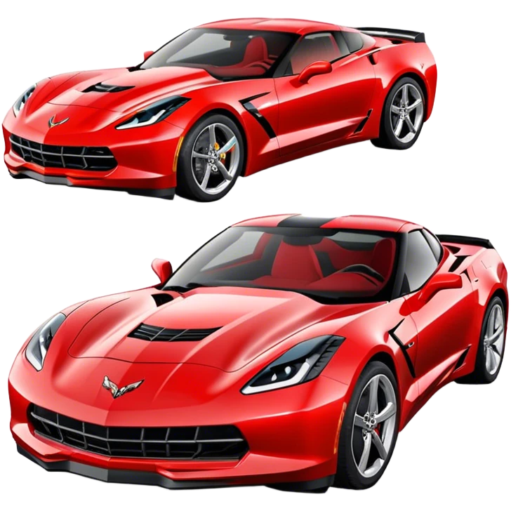 Chevrolet Corvette - Chevrolet (Model Year: 2022) (Iconic colour: Red) emoji