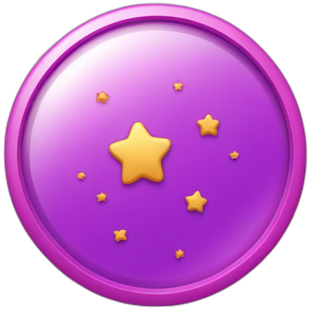 Purple pink space token coin stars emoji
