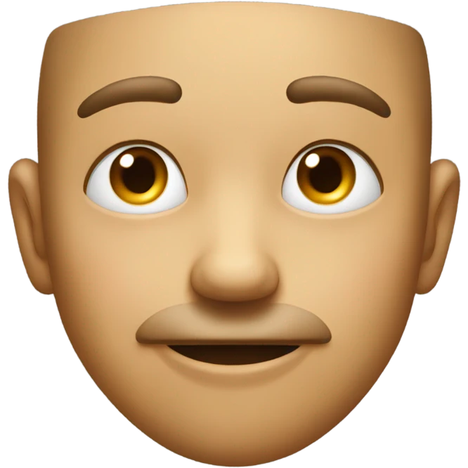 A face biting its lip or with a single drop of sweat on the forehead. emoji