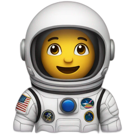 astronaut plush emoji