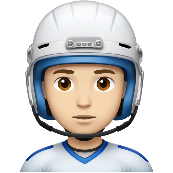 Footballer on ice  emoji